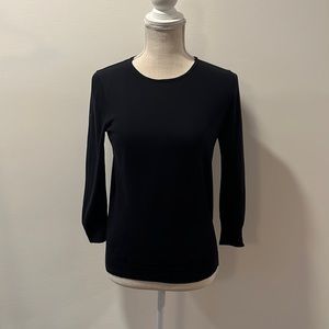 3/4 Sleeve, Navy JCrew 100% Cotton Sweater